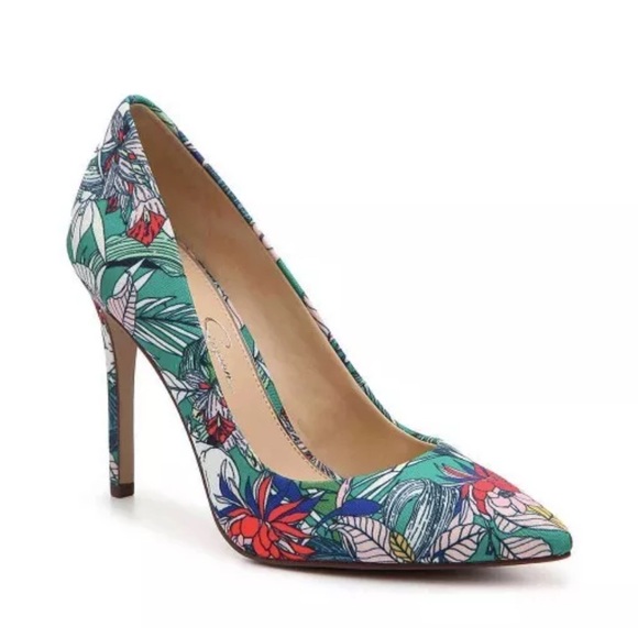 Jessica Simpson Shoes - Jessica Simpson size 6, Floral Print Women's Stiletto Heels